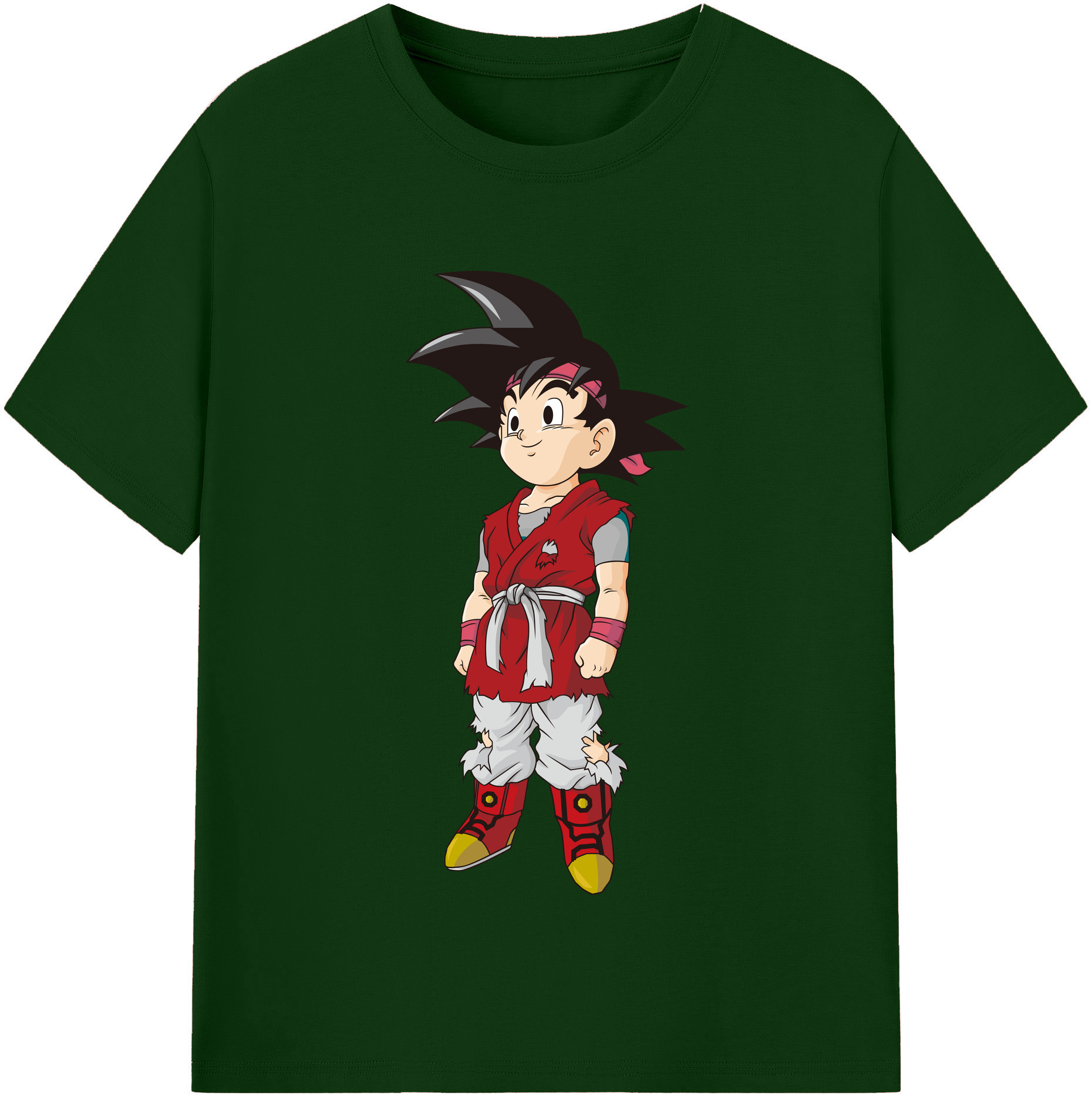 （画像用） ドラゴンボール 孫悟空（そん ごくう）Son Goku カカロット DRAGON BALL Kakarotto 綿100％半袖Tシャツ（フロントプリント）